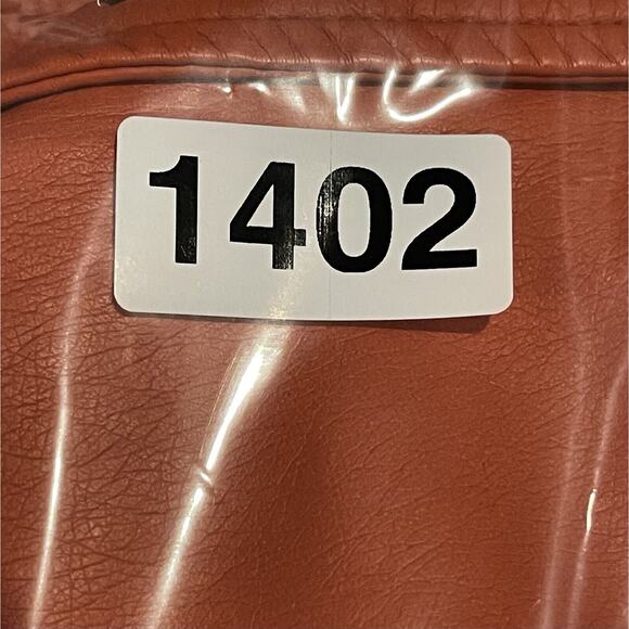 V Cristina Vest Women’s Size Medium Orange Studded Sleeveless Faux Leather NWT - Picture 14 of 14